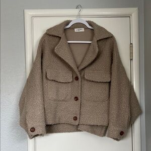 CJLA Tan Sherpa Lewis Jacket